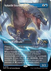 Volatile Stormdrake (Borderless), Modern Horizons 3