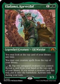 Eladamri, Korvecdal (Foil Etched), Modern Horizons 3