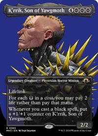 K'rrik, Son of Yawgmoth (Borderless), Modern Horizons 3