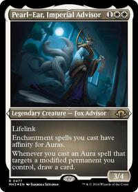 Pearl-Ear, Imperial Advisor (Foil Etched), Modern Horizons 3