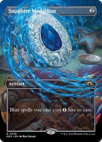 Sapphire Medallion (Borderless), Modern Horizons 3