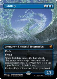 Subtlety (Borderless) (Textured Foil), Special Guests