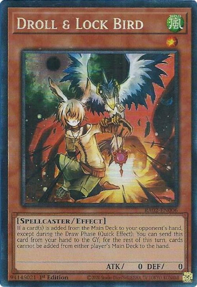 Droll & Lock Bird (PCR), 1st-edition, front