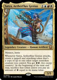 Satya, Aetherflux Genius, Commander: Modern Horizons 3