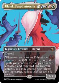 Ulalek, Fused Atrocity (Borderless), Commander: Modern Horizons 3