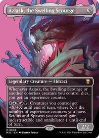 Azlask, the Swelling Scourge (Borderless), Commander: Modern Horizons 3