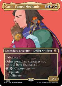 Cayth, Famed Mechanist (Borderless), Commander: Modern Horizons 3