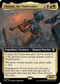 Coram, the Undertaker (Extended Art), Commander: Modern Horizons 3