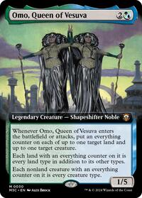 Omo, Queen of Vesuva (Extended Art), Commander: Modern Horizons 3