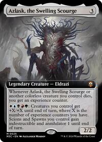 Azlask, the Swelling Scourge (Extended Art), Commander: Modern Horizons 3