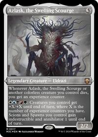 Azlask, the Swelling Scourge (Foil Etched), Commander: Modern Horizons 3