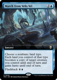 March from Velis Vel (Extended Art) (Ripple Foil), Commander: Modern Horizons 3
