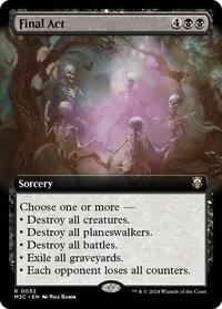 Final Act (Extended Art) (Ripple Foil), Commander: Modern Horizons 3