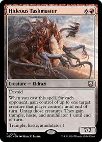 Hideous Taskmaster (Ripple Foil), Commander: Modern Horizons 3