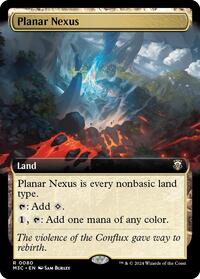 Planar Nexus (Extended Art) (Ripple Foil), Commander: Modern Horizons 3