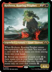 Rosheen, Roaring Prophet (Foil Etched), Modern Horizons 3