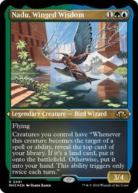 Nadu, Winged Wisdom (Foil Etched), Modern Horizons 3