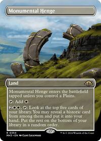 Monumental Henge (Borderless), Modern Horizons 3