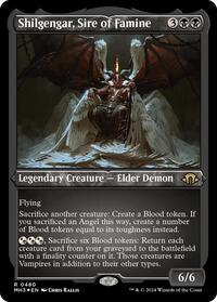 Shilgengar, Sire of Famine (Foil Etched), Modern Horizons 3