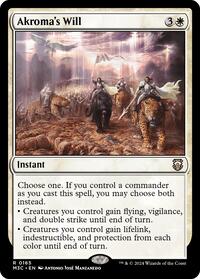 Akroma's Will (Ripple Foil), Commander: Modern Horizons 3