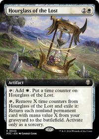 Hourglass of the Lost (Extended Art) (Ripple Foil), Commander: Modern Horizons 3