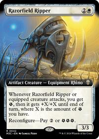 Razorfield Ripper (Extended Art) (Ripple Foil), Commander: Modern Horizons 3