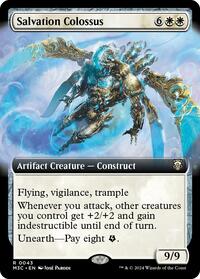 Salvation Colossus (Extended Art) (Ripple Foil), Commander: Modern Horizons 3