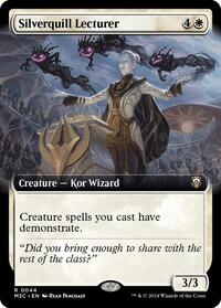 Silverquill Lecturer (Extended Art) (Ripple Foil), Commander: Modern Horizons 3