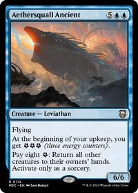 Aethersquall Ancient (Ripple Foil), Commander: Modern Horizons 3