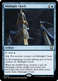 Midnight Clock (Ripple Foil), Commander: Modern Horizons 3