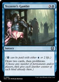Tezzeret's Gambit (Ripple Foil), Commander: Modern Horizons 3