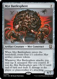 Myr Battlesphere (Ripple Foil), Commander: Modern Horizons 3