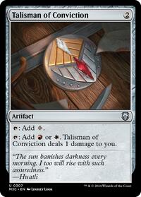 Talisman of Conviction (Ripple Foil), Commander: Modern Horizons 3