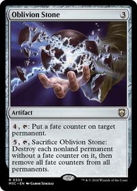 Oblivion Stone (Ripple Foil), Commander: Modern Horizons 3