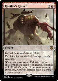 Kozilek's Return (Ripple Foil), Commander: Modern Horizons 3
