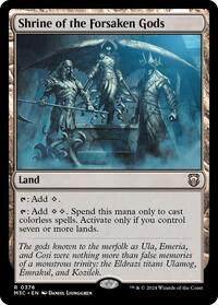 Shrine of the Forsaken Gods (Ripple Foil), Commander: Modern Horizons 3