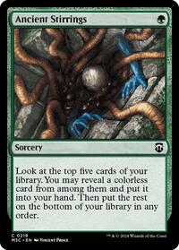 Ancient Stirrings (Ripple Foil), Commander: Modern Horizons 3