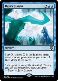 Ugin's Insight (Ripple Foil), Commander: Modern Horizons 3