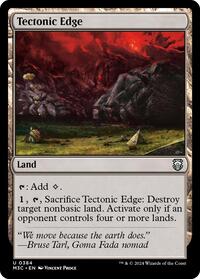 Tectonic Edge (Ripple Foil), Commander: Modern Horizons 3