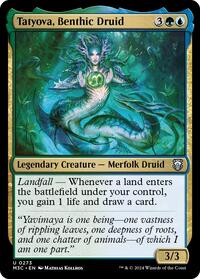 Tatyova, Benthic Druid (Ripple Foil), Commander: Modern Horizons 3