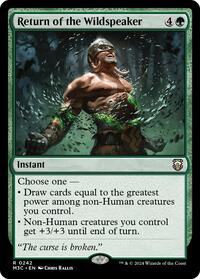 Return of the Wildspeaker (Ripple Foil), Commander: Modern Horizons 3