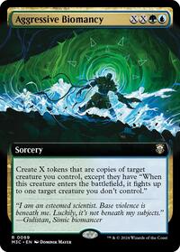Aggressive Biomancy (Extended Art) (Ripple Foil), Commander: Modern Horizons 3