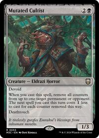 Mutated Cultist (Ripple Foil), Commander: Modern Horizons 3