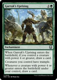 Garruk's Uprising (Ripple Foil), Commander: Modern Horizons 3