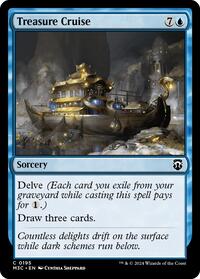 Treasure Cruise (Ripple Foil), Commander: Modern Horizons 3