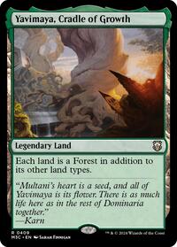 Yavimaya, Cradle of Growth (Ripple Foil), Commander: Modern Horizons 3