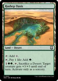 Hashep Oasis (Ripple Foil), Commander: Modern Horizons 3