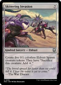 Skittering Invasion (Ripple Foil), Commander: Modern Horizons 3