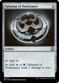 Talisman of Dominance (Ripple Foil), Commander: Modern Horizons 3