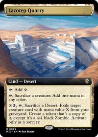 Lazotep Quarry (Extended Art) (Ripple Foil), Commander: Modern Horizons 3